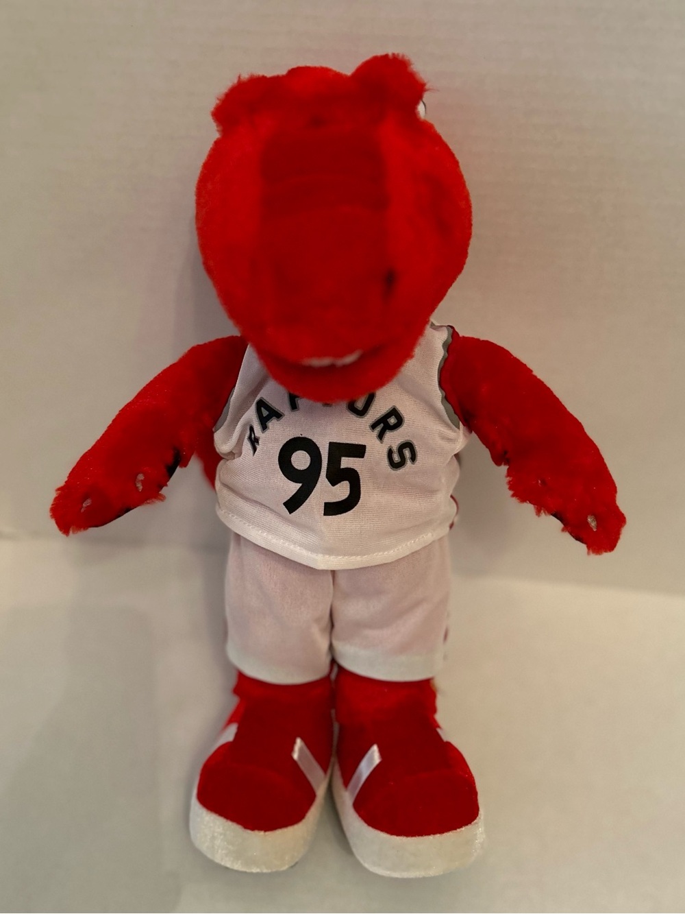 Toronto Raptors Red Plush Basketball Mascot Toy - #95 Jersey